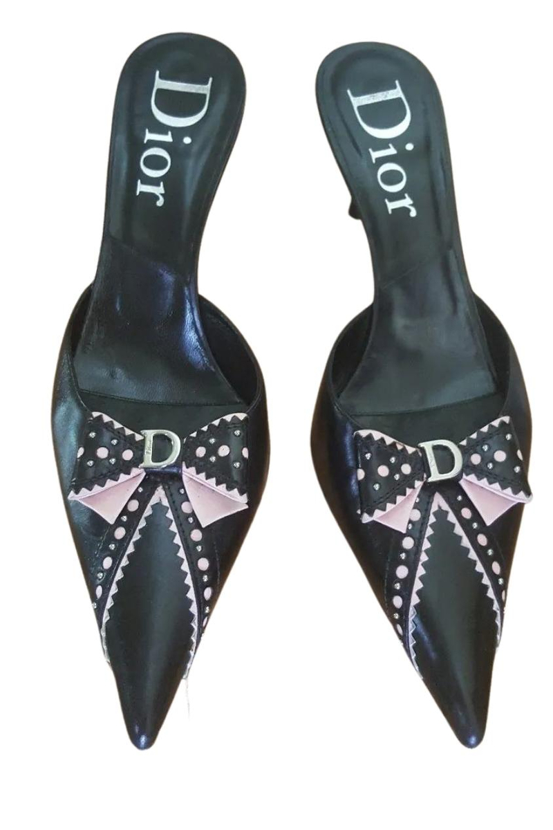 CHRISTIAN DIOR Fiyonk Detaylı Terlik X294456019