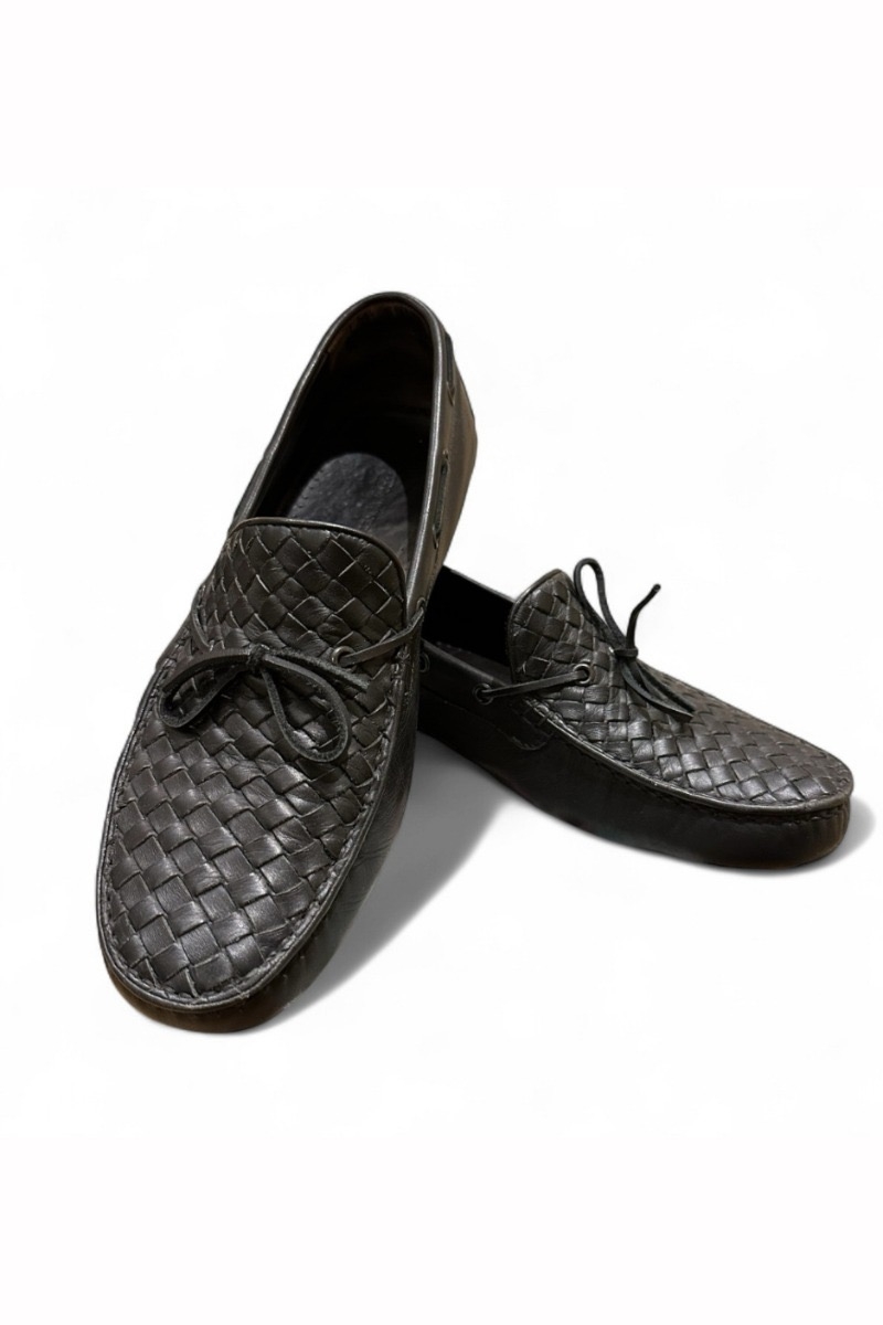 BOTTEGA VENETA Intrecciato Leather Kahverengi Loafer X430085010